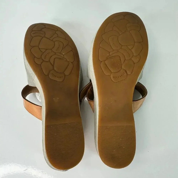 Kork-Ease Bisti Leather Adjustable Buckle Slip On Grey Sandals Size 9M - Picture 5 of 8